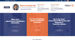 Desktop Screenshot of drpateder.com