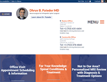Tablet Screenshot of drpateder.com